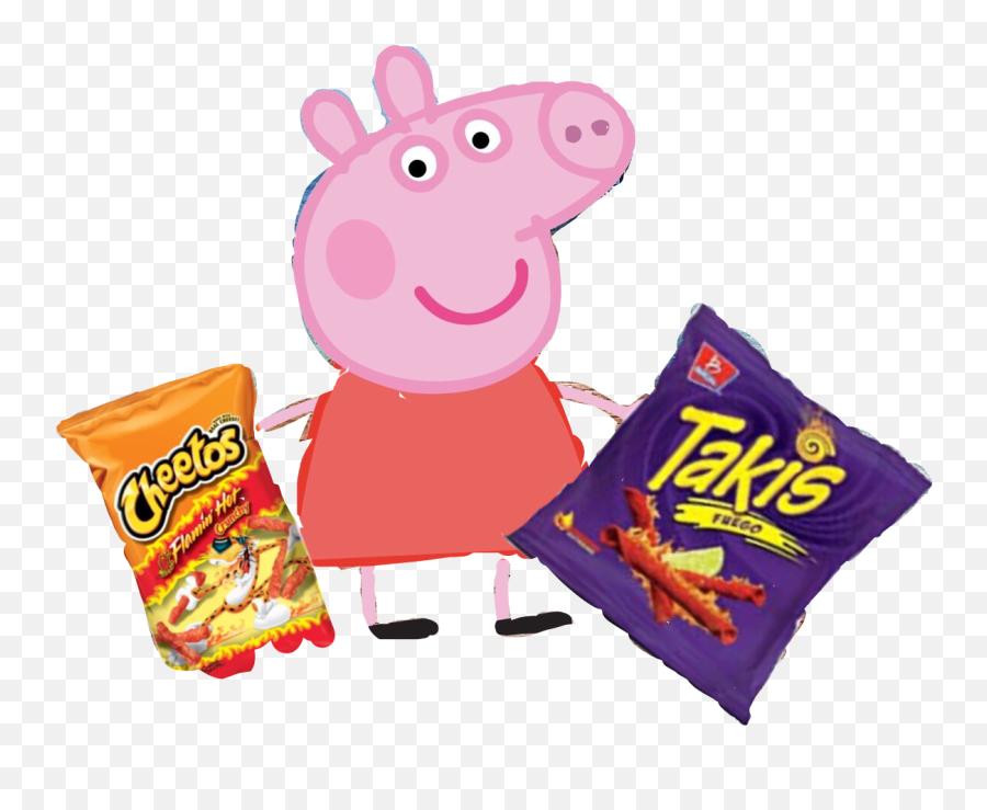 Hot Cheeto Peppa Big - Sticker By Riley Snack Png,Cheeto Transparent
