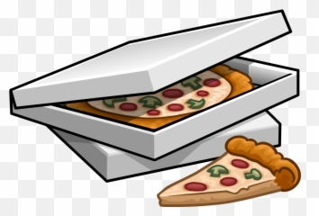 Pizza Clipart Sliced Transparent - Box Cartoon Png