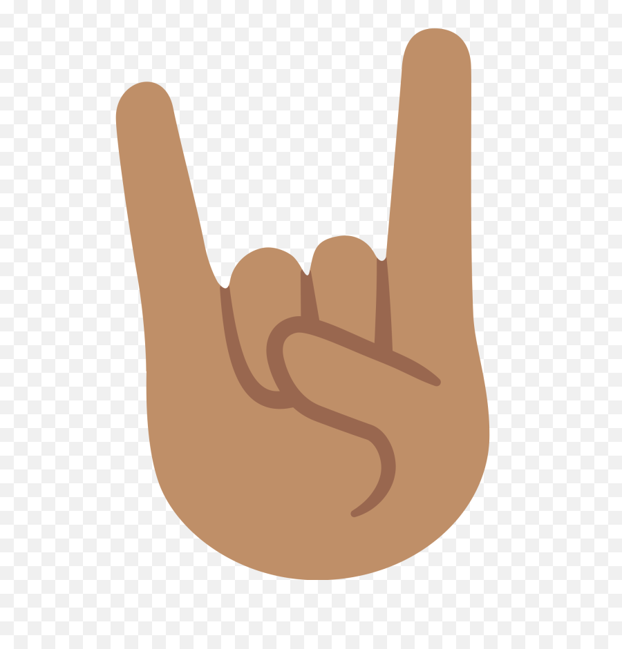 Metal Hand Png - Transparent Background Rock Hand Emoji,Horns Png