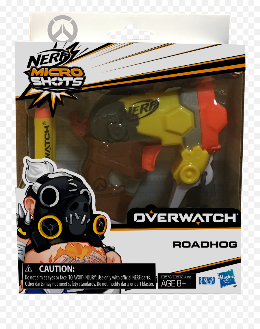 Nerf Microshots Overwatch Series 2 - Nerf Microshots Overwatch Roadhog Png,Roadhog Png