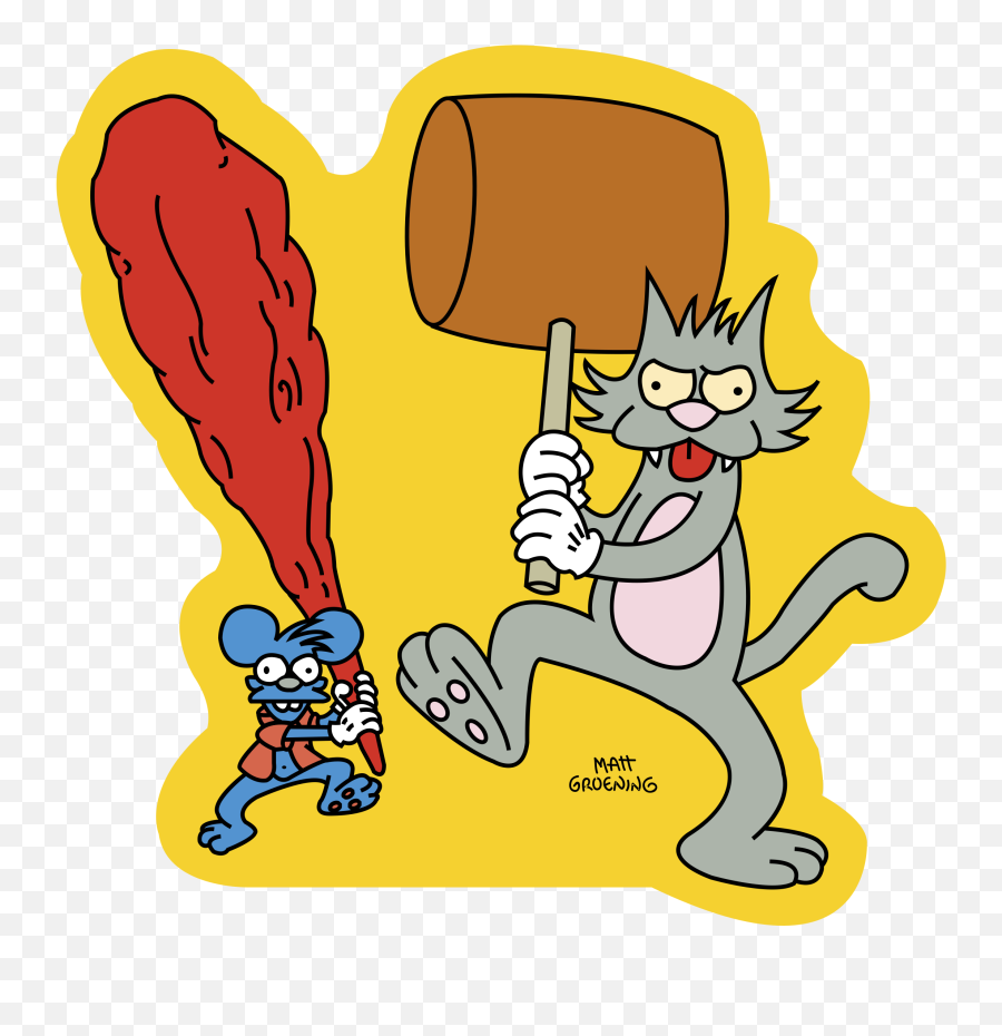 Simpsons Png Photo Image - Itchy Scratchy Show,The Simpsons Png