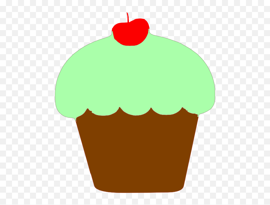 Orange Birthday Cupcake Clip Art - Red Velvet Clipart Png,Cupcake Clipart Png