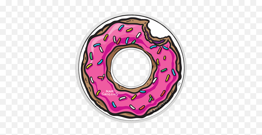 The - Simpsons Perth Mint Donut Png,Simpsons Logo Png