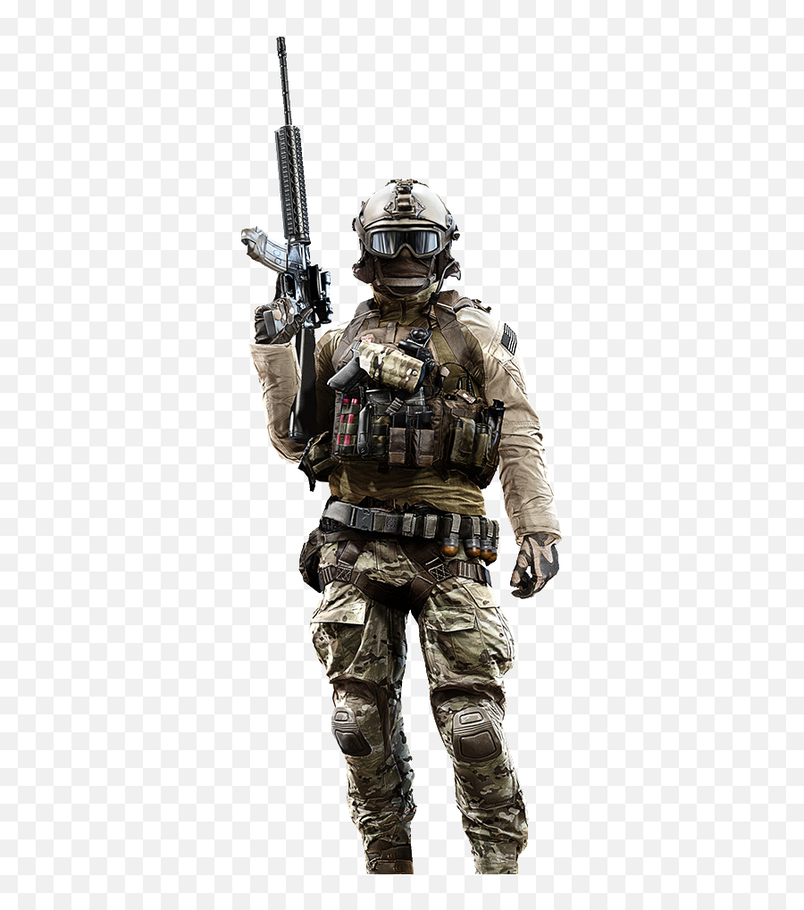 Mercenary United Soldier Png Download - Battlefield 4 Assault Soldier,Soldier Png