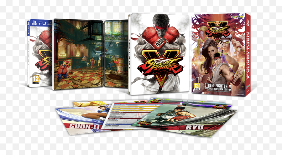 Playstation - Street Fighter V Steelbook Png,Street Fighter Vs Png