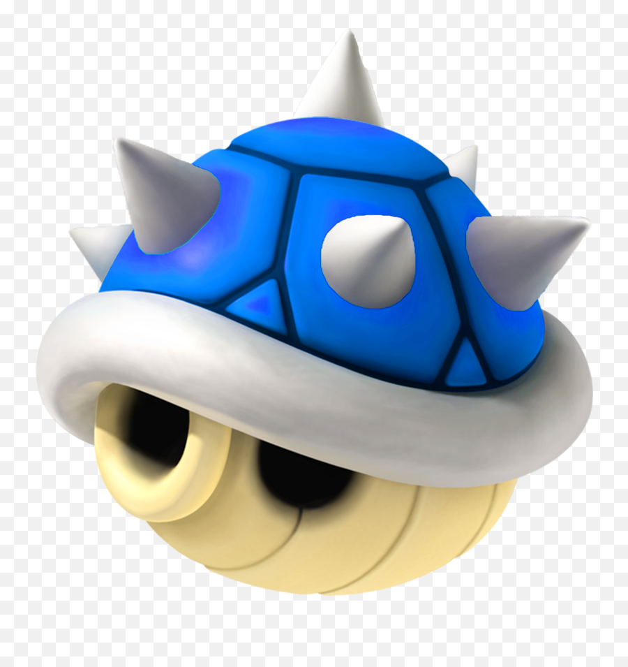 N64 Spiny Shell - Mario Kart Blue Shell Transparent Png,Mario Kart Transparent
