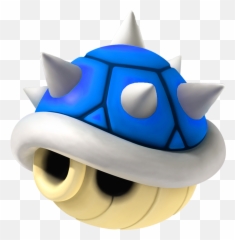 N64 Spiny Shell - Mario Kart Blue Transparent png
