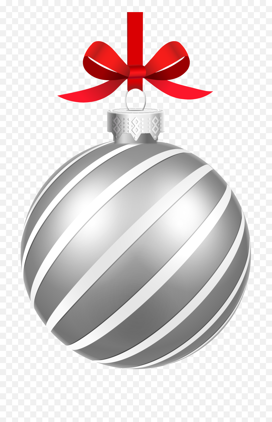 Christmas Ball Png Clipart Image - Silver Christmas Ornaments Clipart,Christmas Ball Png