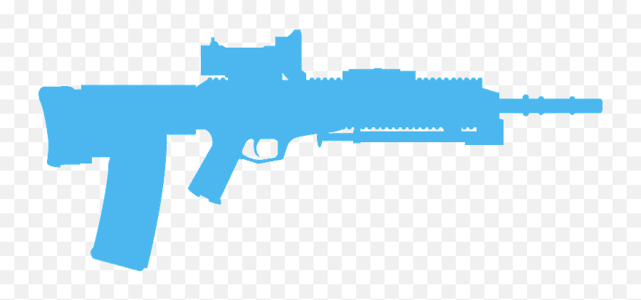 Light Machine Gun Silhouette - Free Vector Silhouettes Firearm Png,Gun Silhouette Png