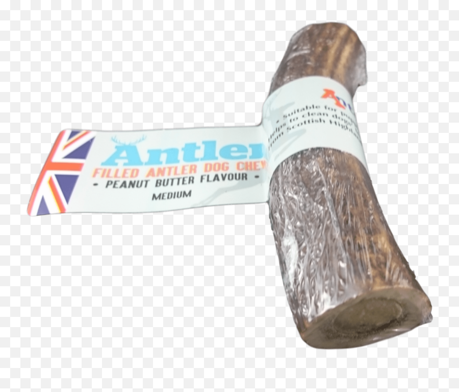 Peanut Butter Filled Antler V2 Transparent Background - Wood Png,Butter Transparent Background