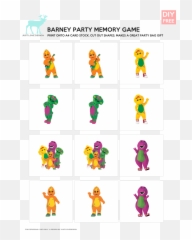 Barney Birthday Party - And Friends png