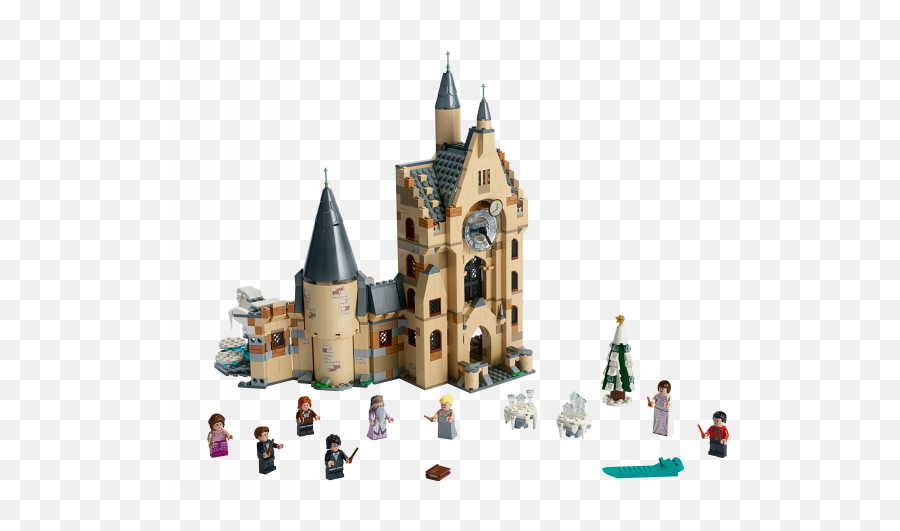 75948 Hogwarts Clock Tower Lego Harry Potter Png Castle