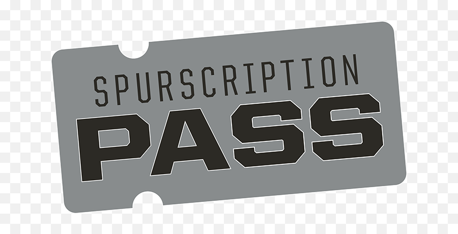 Spurscription Pass - Horizontal Png,San Antonio Spurs Logo Png