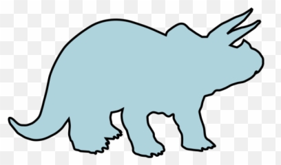 Light Blue Triceratops Png Svg Clip Art For Web - Download Animal Figure,Triceratops Png