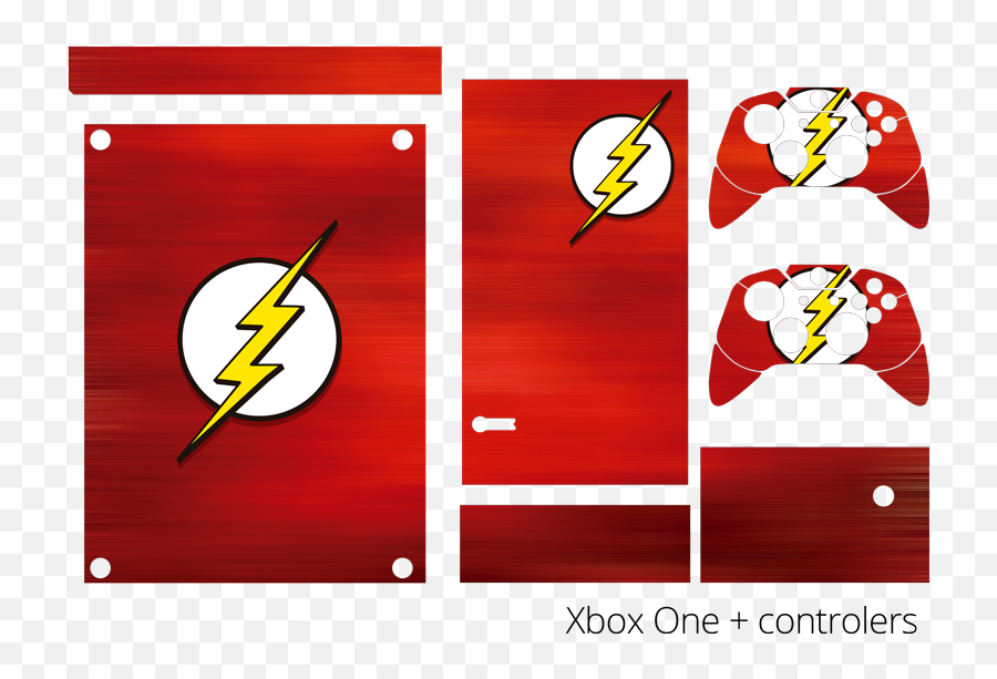 The Flash Xbox Skin Sticker - Relámpago Flash Png,The Flash Logo