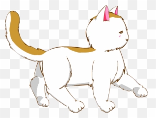 1000words Walking Cat - Animated Gif png