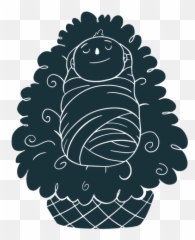 Baby Jesus Silhouette - Silueta De Niño Jesus Png,Baby Jesus Png