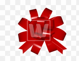 Red Gift Bow Png