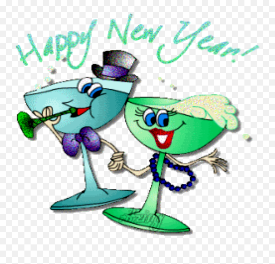 Party Animated Clipart - Animated Clipart Happy New Year Png,New Years  Party Hat Png - free transparent png images 