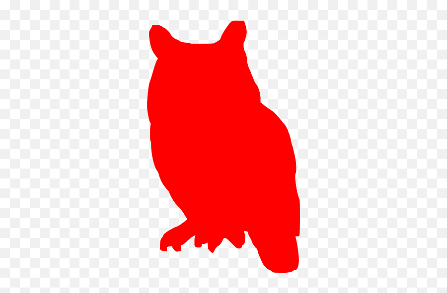Owl Silhouette Clip Art - Owl Png Download 512512 Free Owl Silhouette Red Transparent,Owl Silhouette Png