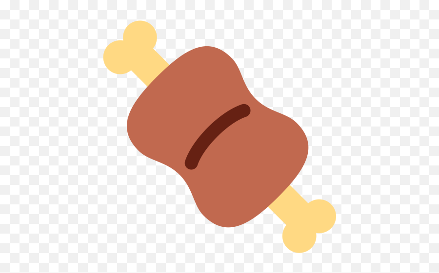 Meat Emoji Icon Of Flat Style - Meat On Bone Emoji Png,Meat Icon