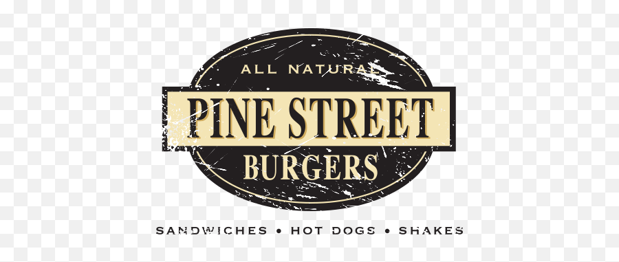 Pine Street Burgers Grass Valley Ca - Wall Street Posters Png,Burger Logos