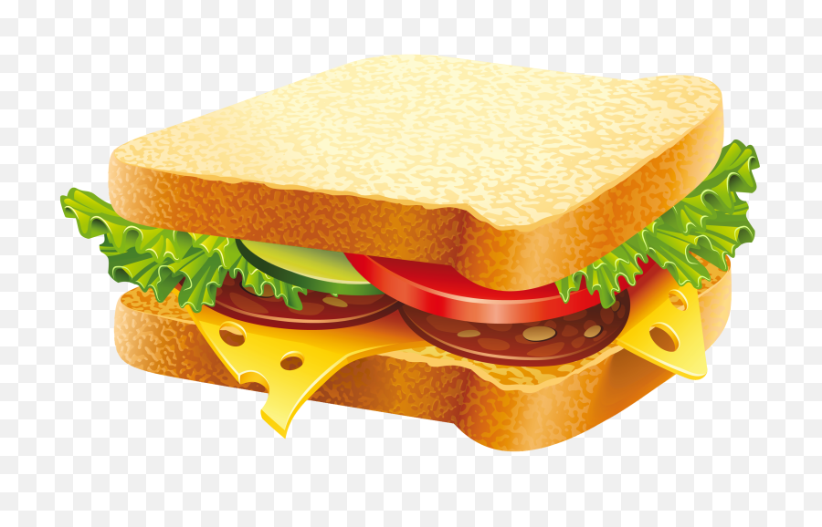 Sandwich Illustration Transparent Png - Sandwich Png Clipart,Sandwiches Png