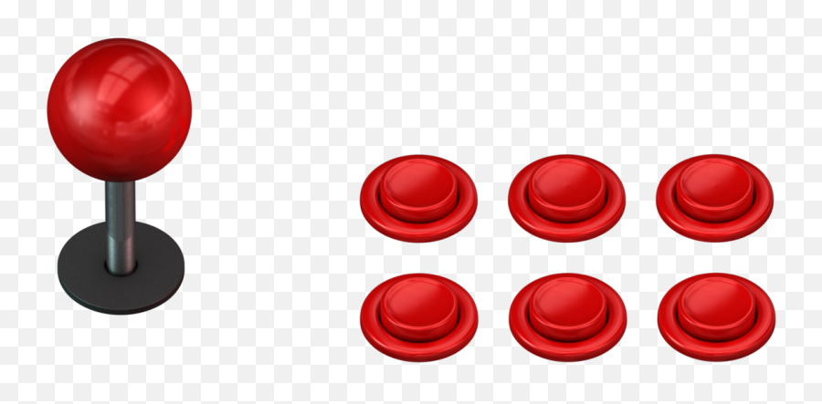 Joystick Png - Arcade Joystick 6 Button,Arcade Joystick Icon