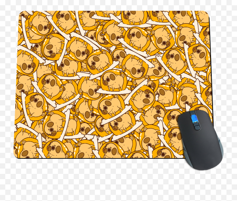 For Fans By Fansegg Puglie Pile Mousepad - Mouse Png,Pile Of Gold Png