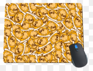 For Fans By Fansegg Puglie Pile Mousepad - Mouse Png,Pile Of Gold Png