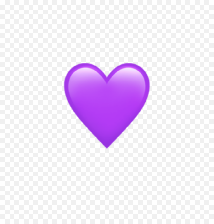 Iphone Iphoneemoji Purple Heart Emoji - Purple Heart Emoji Transparent Png,Iphone Heart Emoji Png