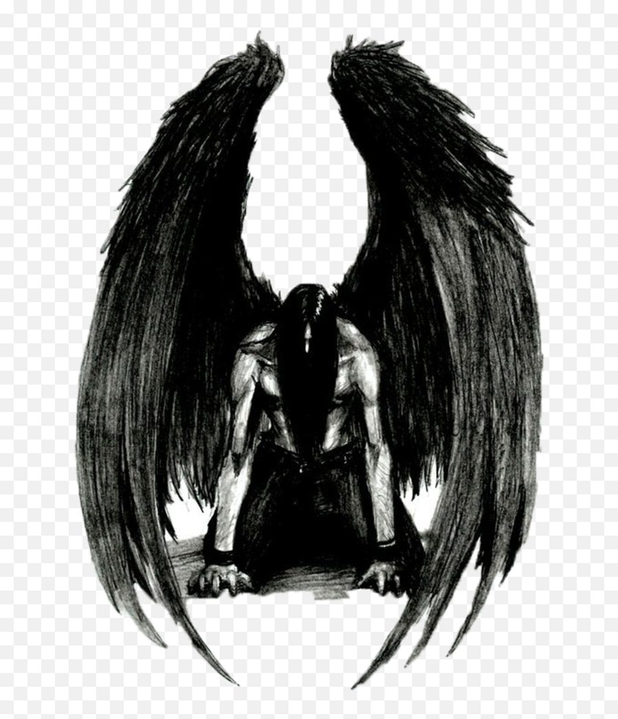 Fallen Angel Drawing Azrael Lucifer - Fallen Angel Lucifer Drawings Png,Lucifer Png