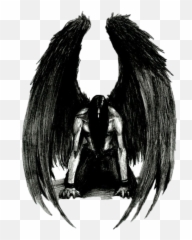 Fallen Angel Drawing Azrael Lucifer - Fallen Angel Lucifer Drawings Png,Lucifer Png