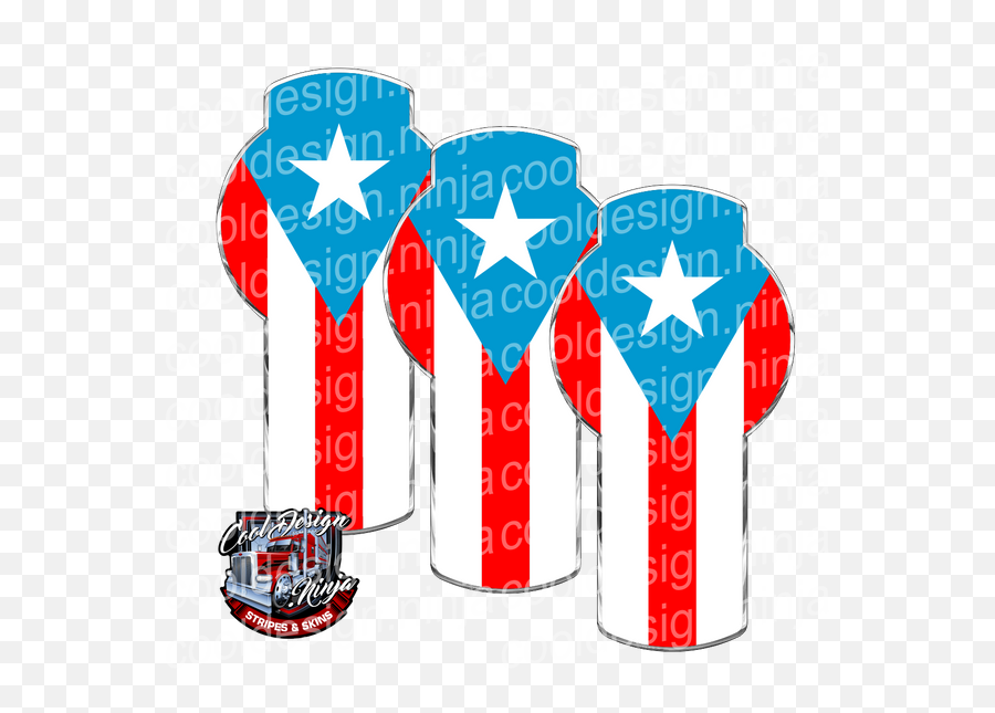 All U2013 Tagged Flag Cool Design Ninja - Cylinder Png,Puerto Rico Flag Icon
