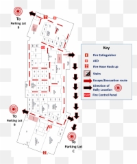 Wylie Campus Commons Evacuation Map - Collin College Dot png