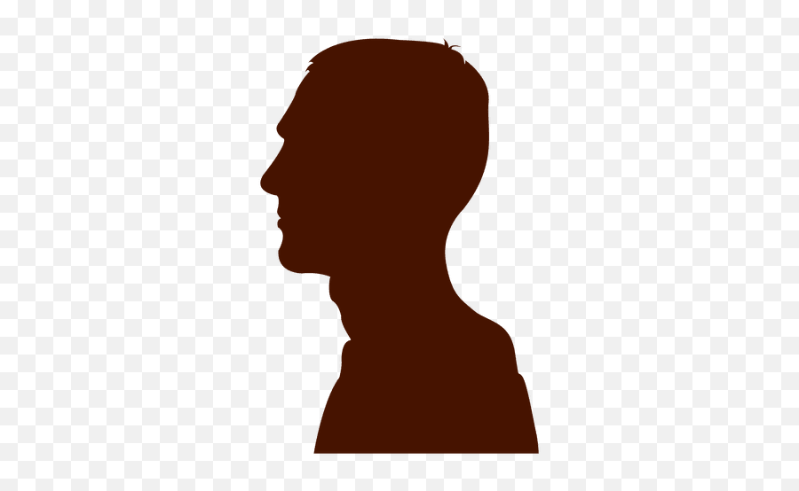 Man Profile Silhouette Long Neck Transparent Png U0026 Svg Vector - Hombre Un Cuello Largo,Male Silhouette Icon