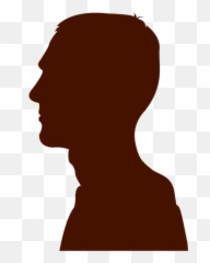 Man Profile Silhouette Long Neck Transparent Png U0026 Svg Vector - Hombre Un Cuello Largo