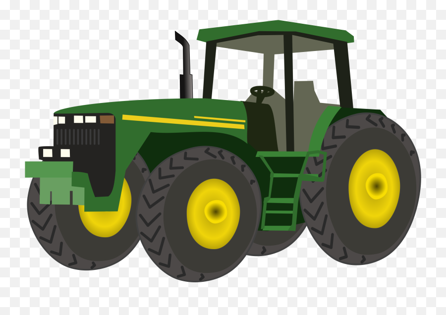 Green Tractor Png Image - Traktor John Deere Clipart,John Deere Tractor Png