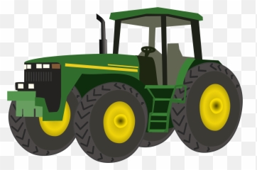 Green Tractor Png Image - Traktor John Deere Clipart,John Deere Tractor Png