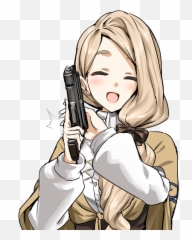 Mercedes With A Gun - Fire Emblem Three Houses Fanart png