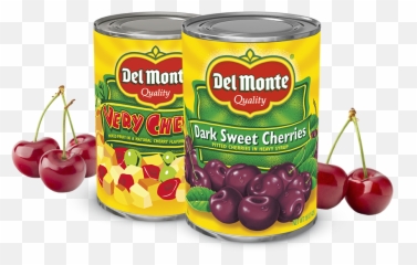 Cherries Del Monte Foods Inc - Canned Peaches Png,Cherries Png