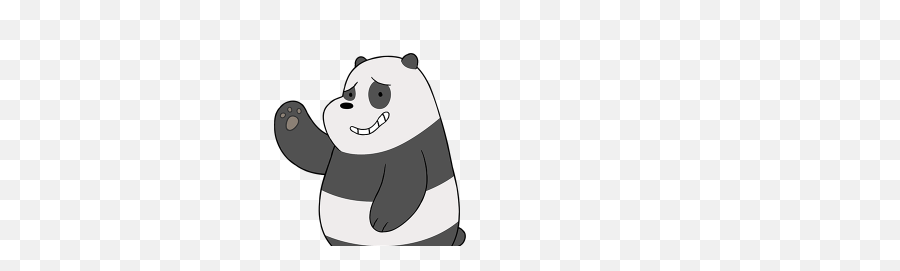 Panda Cartoon Png - Panda Grizz We Bare Bears,Cartoon Network Png