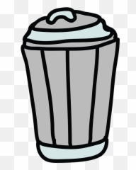 Waste Container Cartoon Animation Clip - trash Trash Can Png