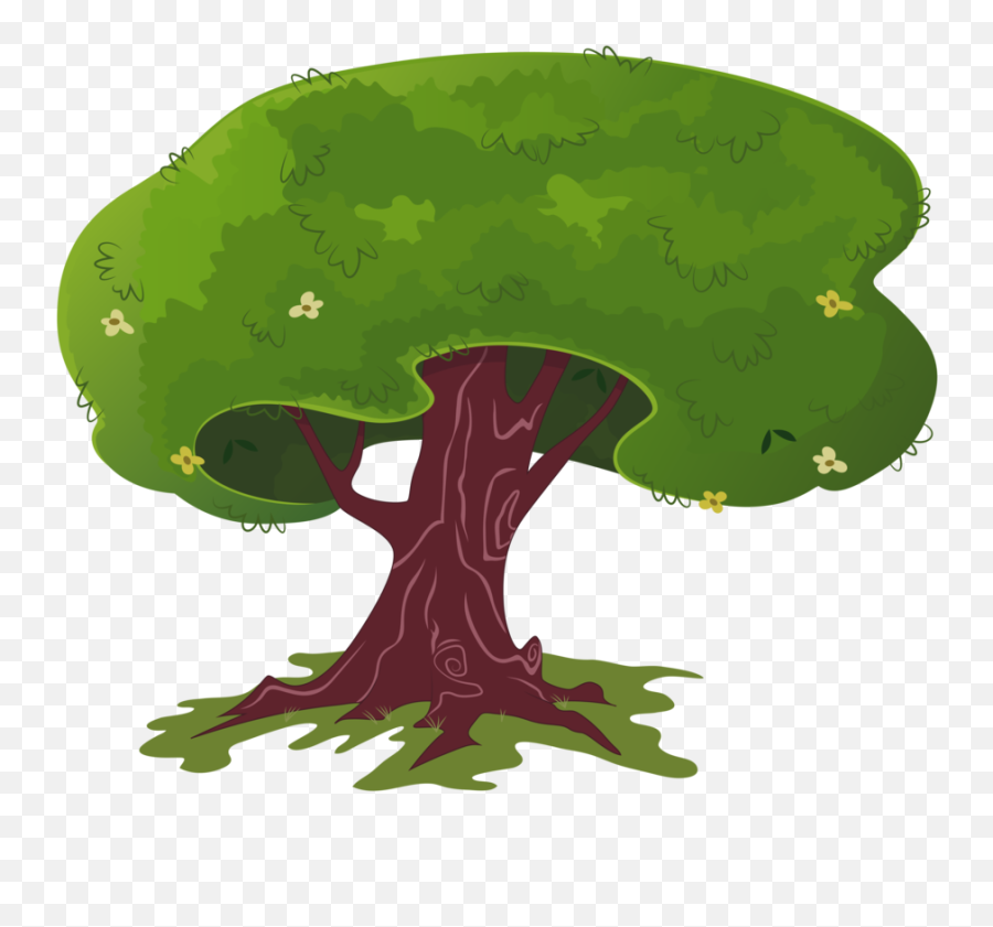 Free Cartoon Tree Transparent Download - My Little Pony Tree Png,Cartoon Tree Transparent Background
