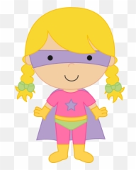 Superheroes Clipart Bravely Transparent - Supergirl Clipart Png,Superhero Png