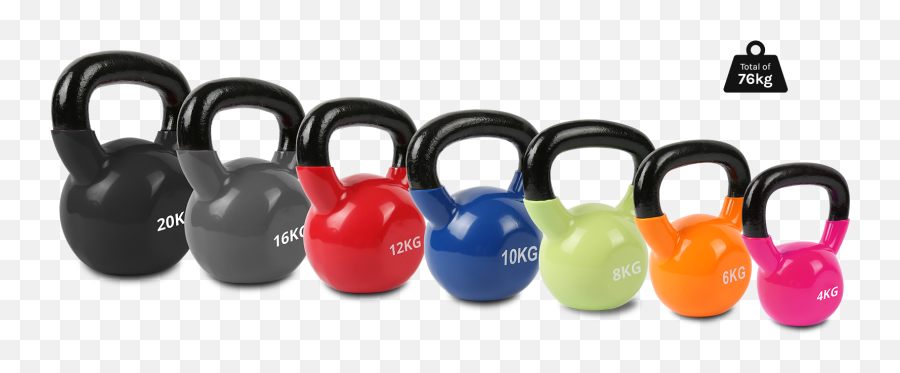 Kettlebell Set 4kg To 20kg U2013 Lifespan Fitness Png