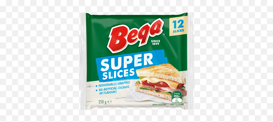 Processed Cheese - Bega Cheese Slices Calories Png,Cheese Slice Png