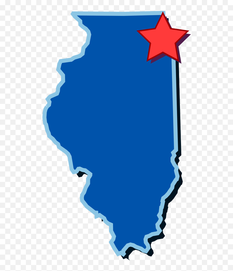 State Map - Chicago Illinois Map Transparent Png,Illinois Png