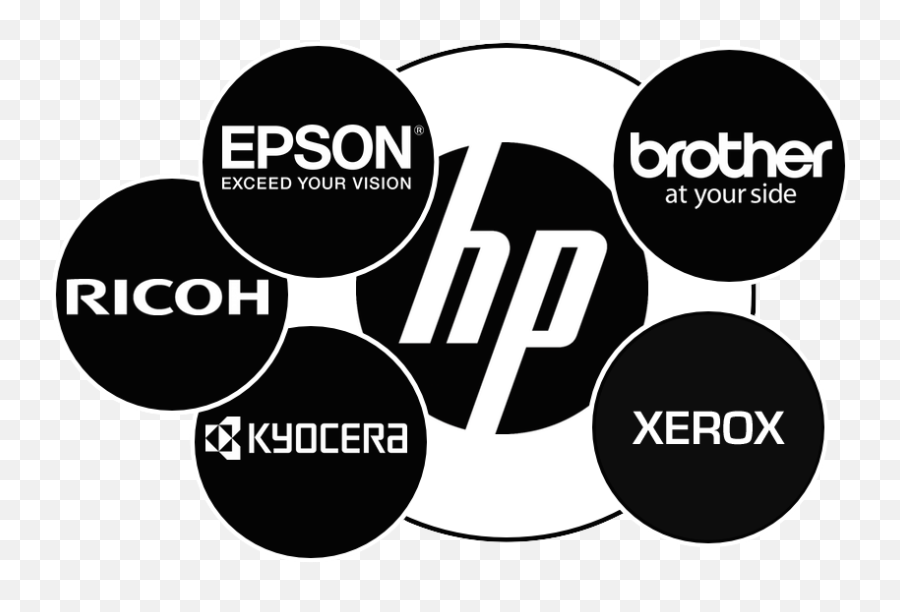 Kyocera Logo - Epson Canon Brother Logo Png Download Epson Printer Logo Png,Canon Logo Png