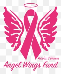 Home - Breast Cancer Shirt With Angel Wings png